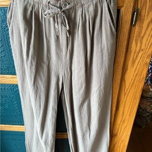 Thread & Supply khaki/Tan Linen Trousers